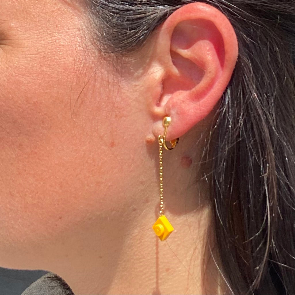 Boucles d'oreilles clips longues - Les Hypnotiseuses
