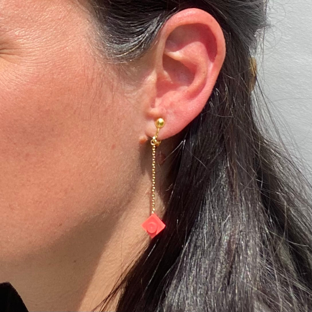 Boucles d'oreilles clips longues - Les Hypnotiseuses