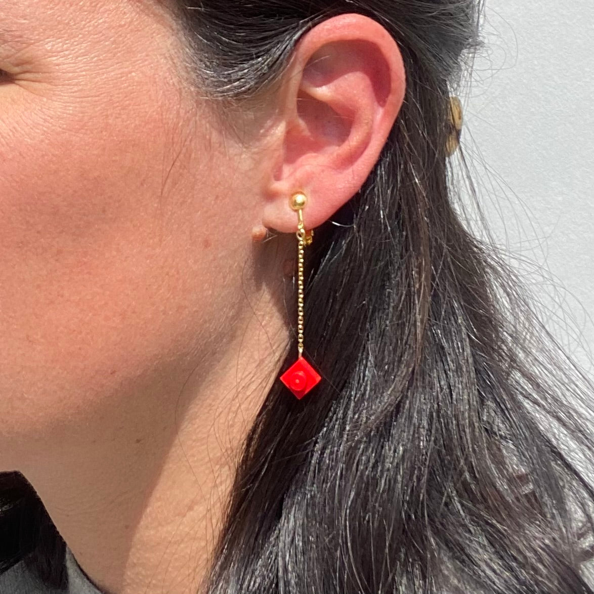 Boucles d'oreilles clips longues - Les Hypnotiseuses