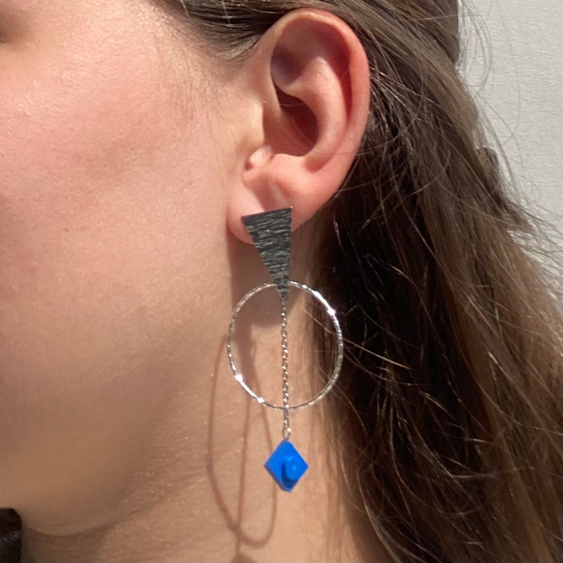 Silver ethnic earrings - Les Voyageuses