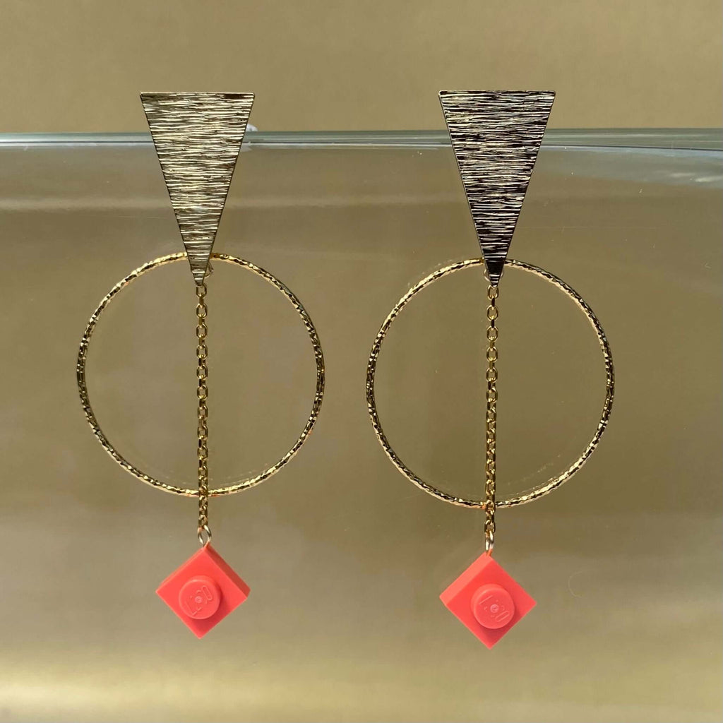 Boucles d'oreilles ethniques dorées - Les Voyageuses