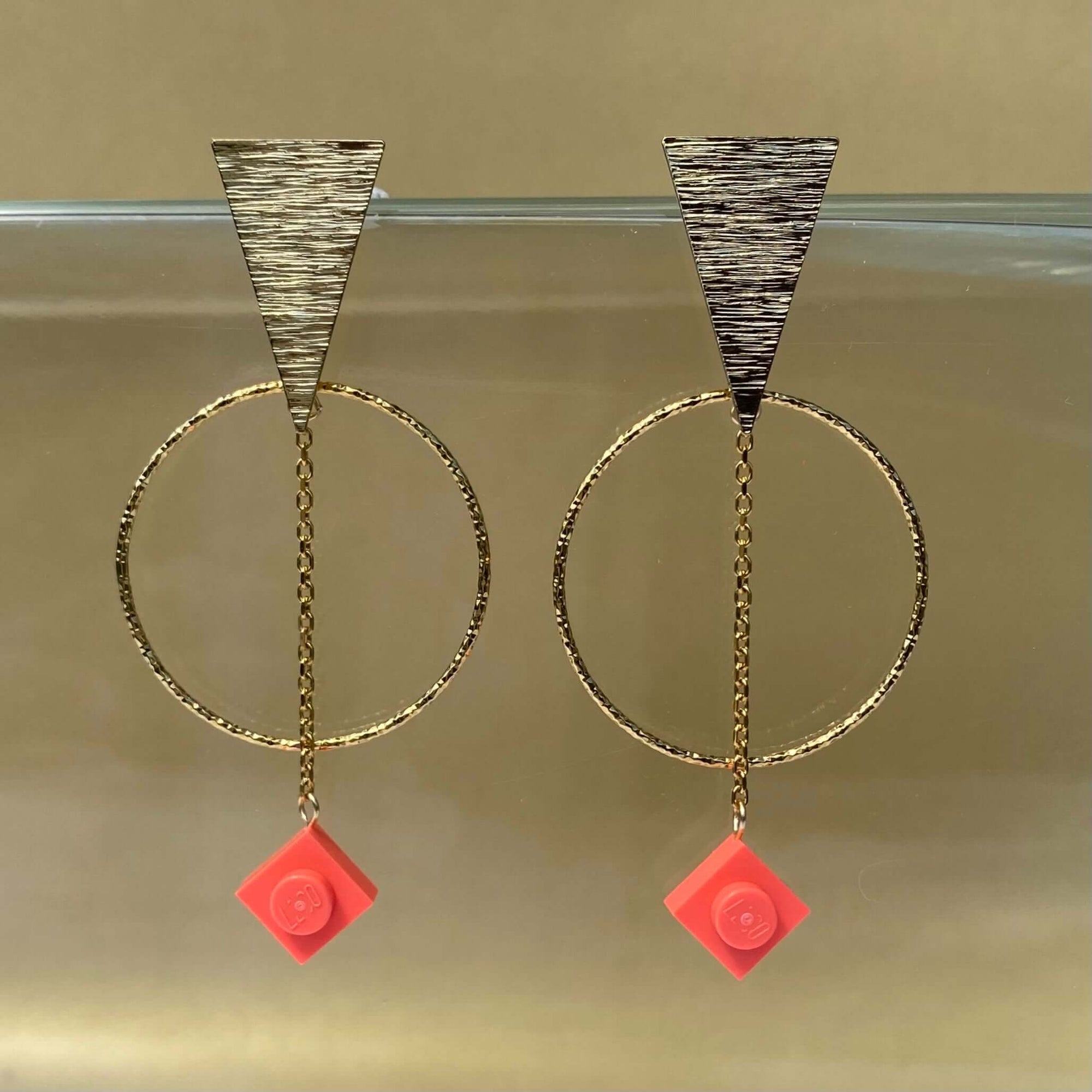 Boucles d'oreilles ethniques dorées - Les Voyageuses