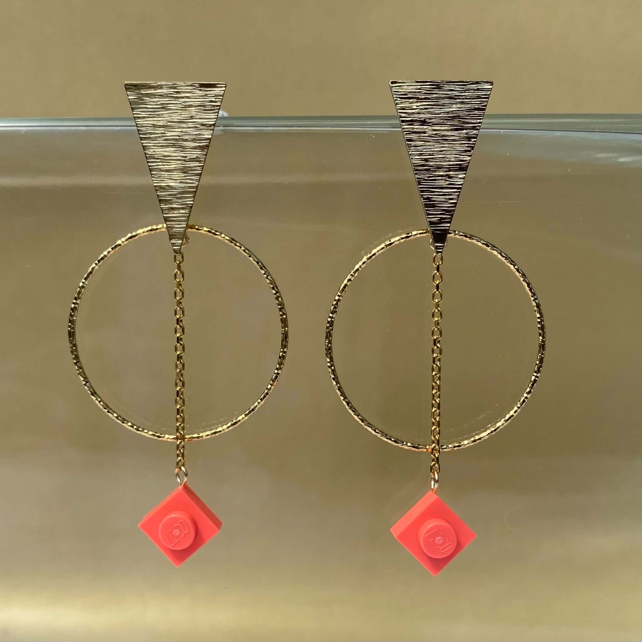 Boucles d'oreilles ethniques dorées - Les Voyageuses