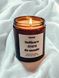 Bougie é message - Meilleure ATSEM du monde