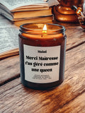 Bougie à message - Merci maitresse, t'as géré comme une queen