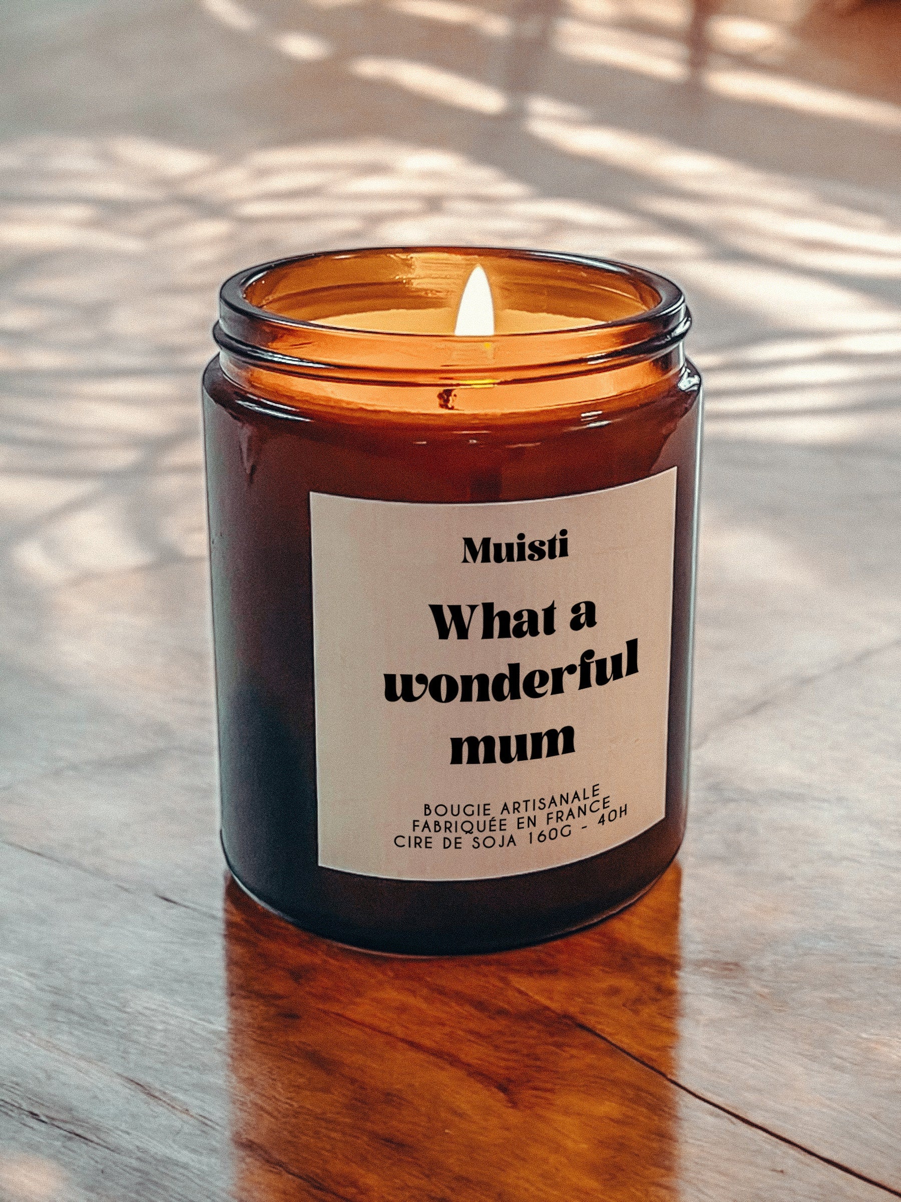 Bougie à message - What a wonderful mum