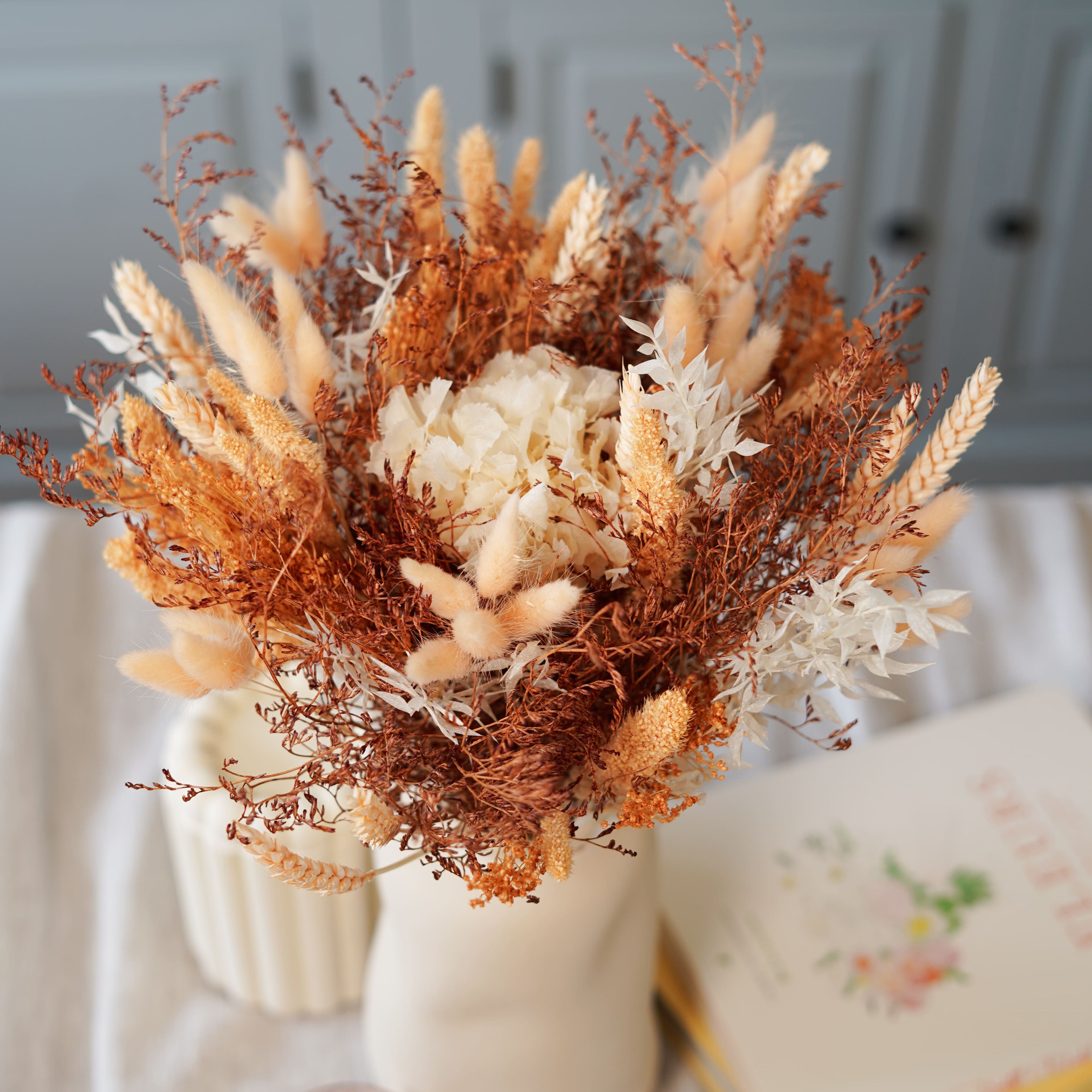 Bouquet Basile en fleurs séchées et stabilisées - Flowrette