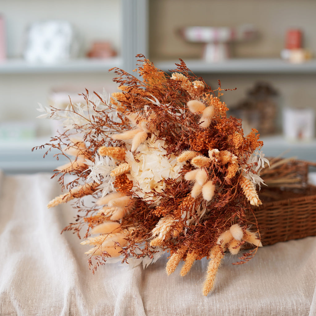 Bouquet Basile en fleurs séchées et stabilisées - Flowrette