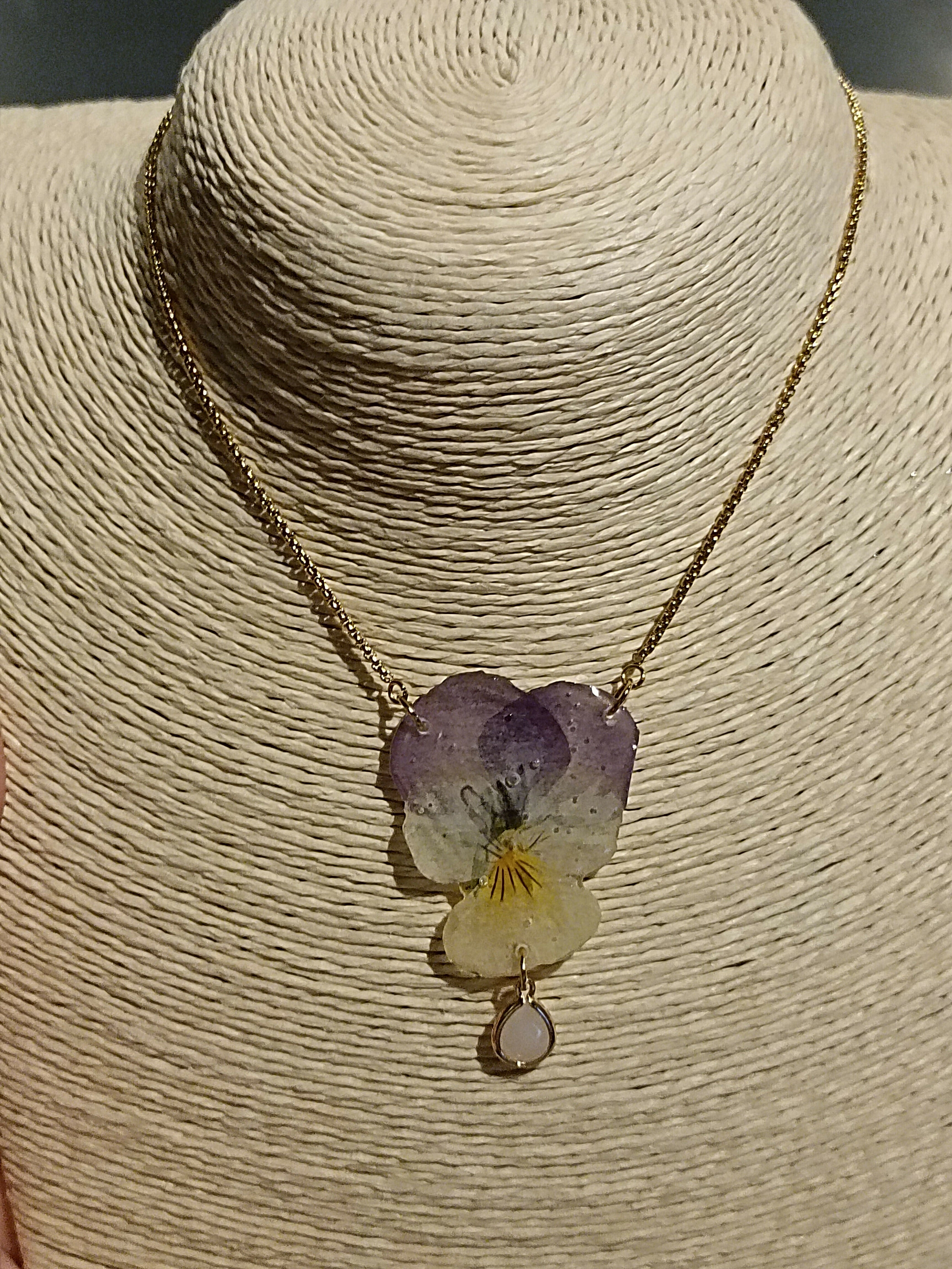 ME/CFS Necklaces Dried Flowers