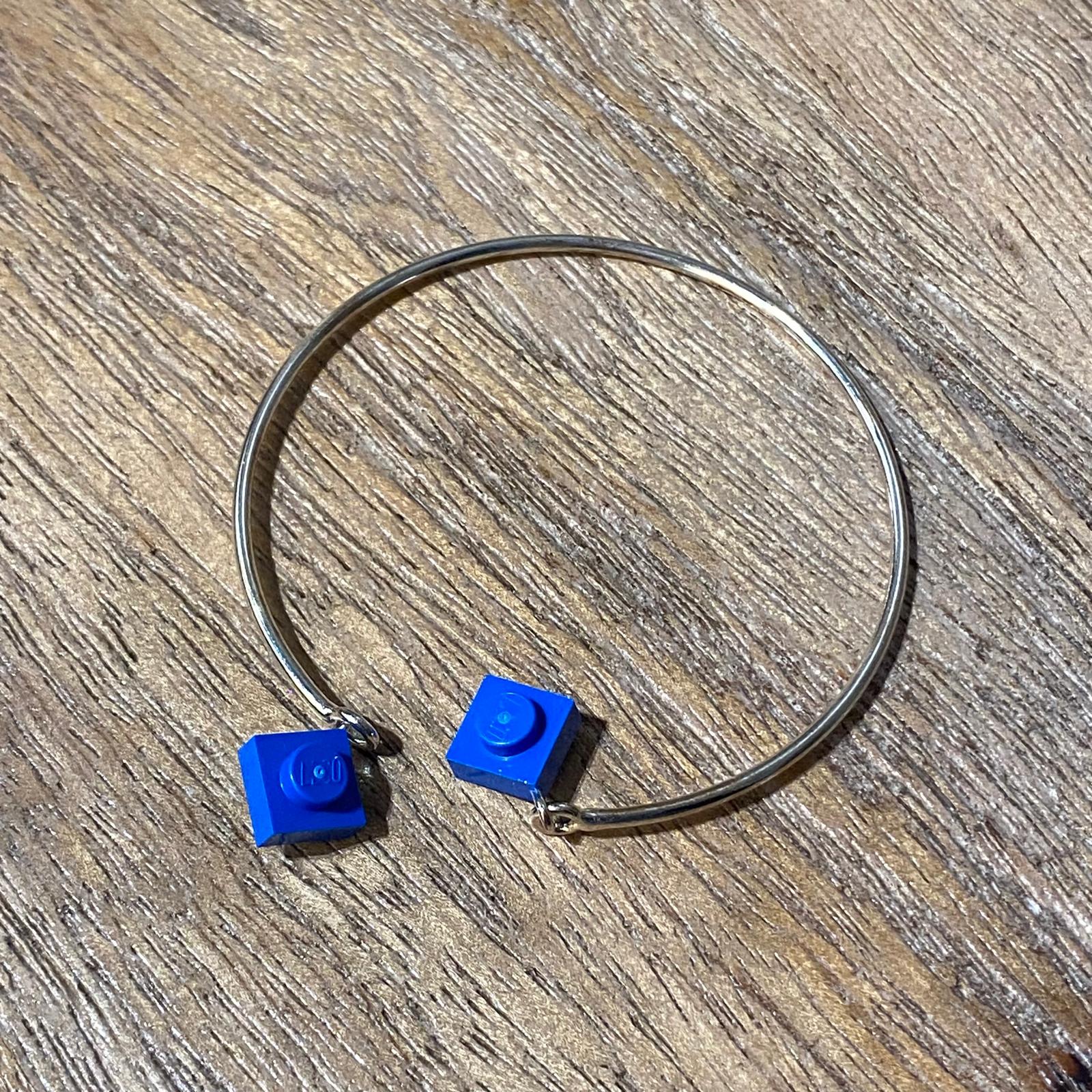 Bracelet jonc argenté - Les Rockeuses