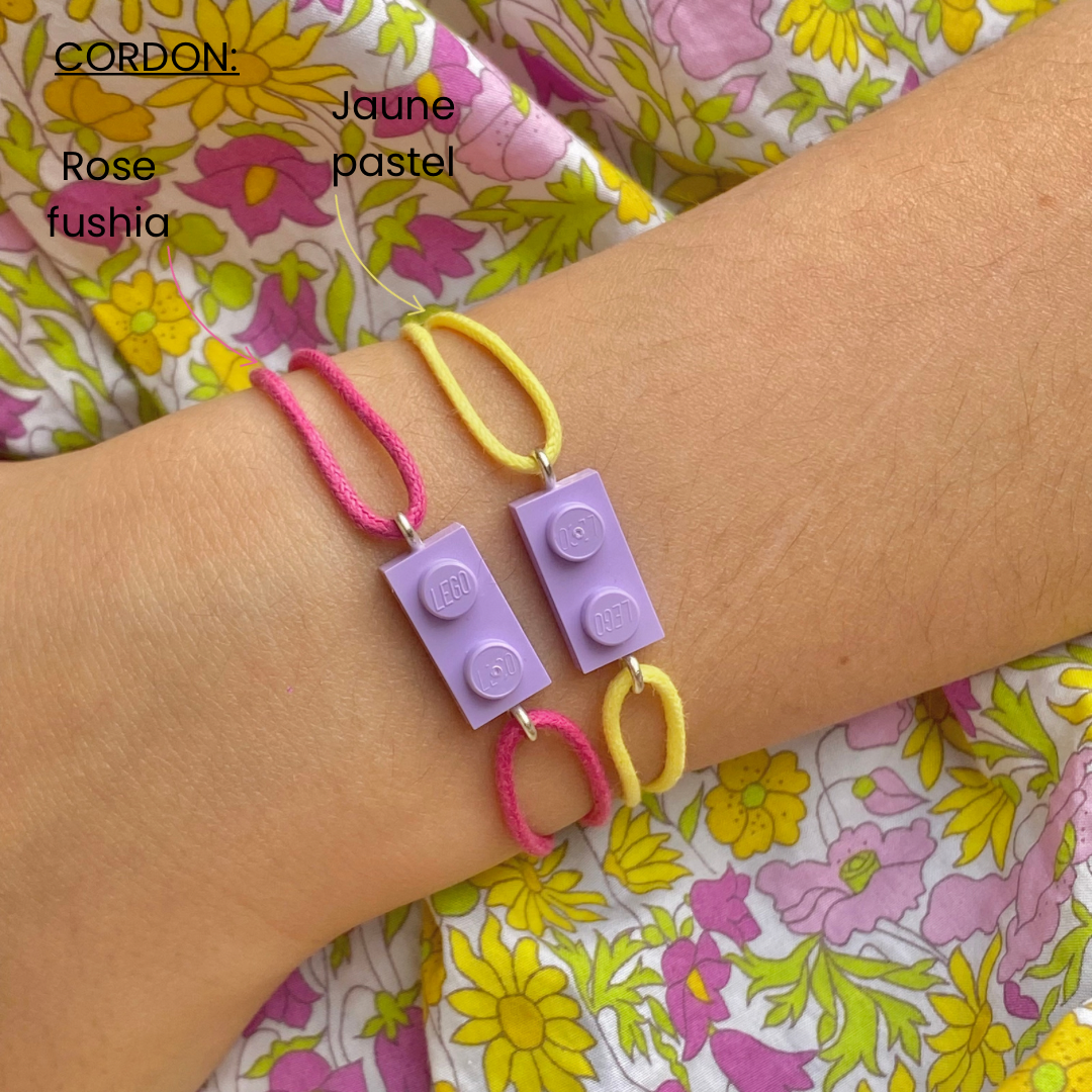 Bracelet avec cordon coton ajustable - Iconiques