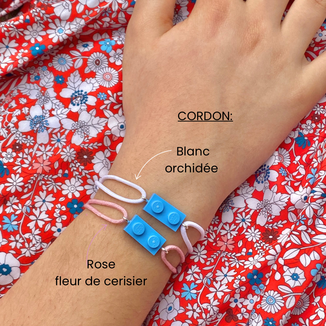 Bracelet avec cordon coton ajustable - Iconiques