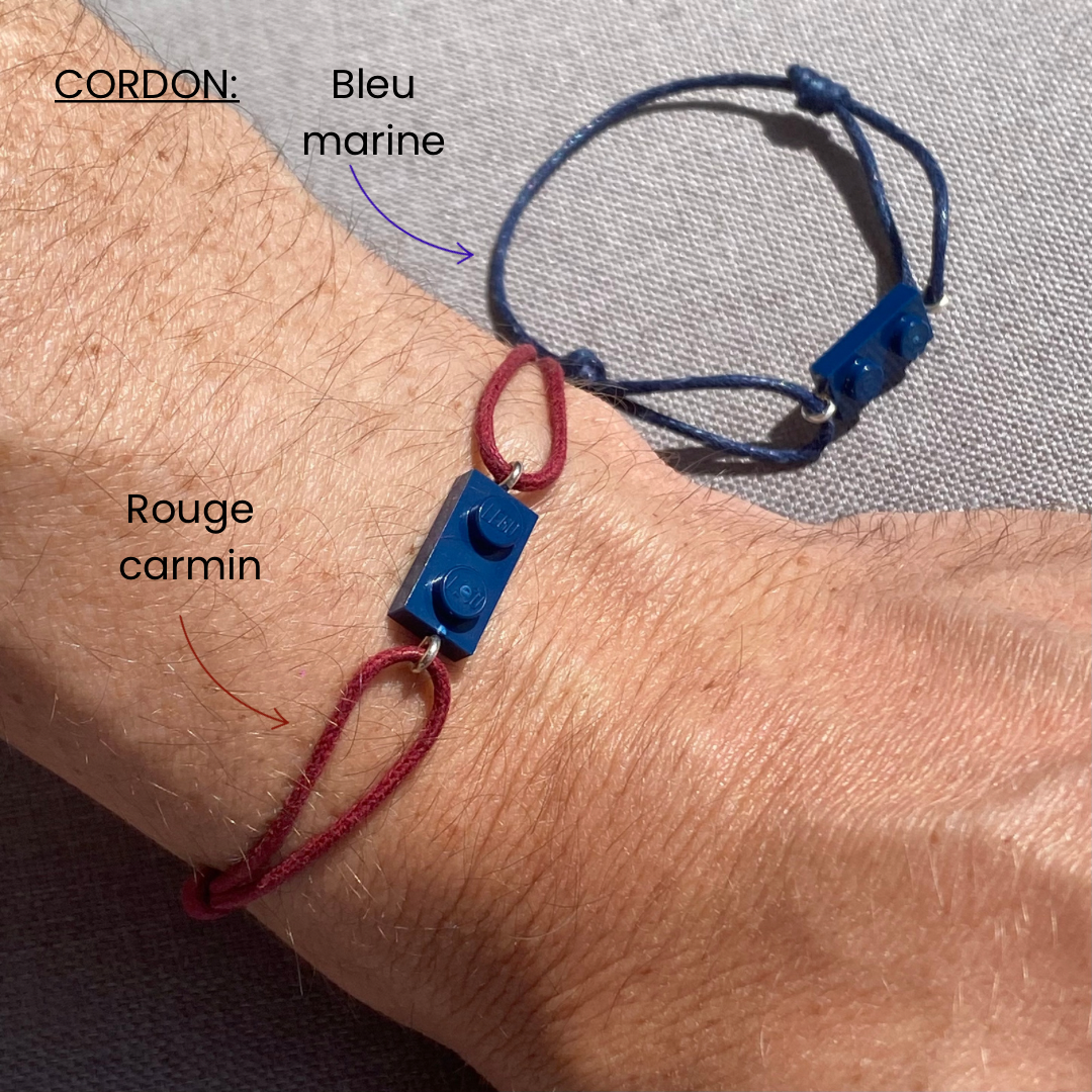 Bracelet avec cordon coton ajustable - Iconiques