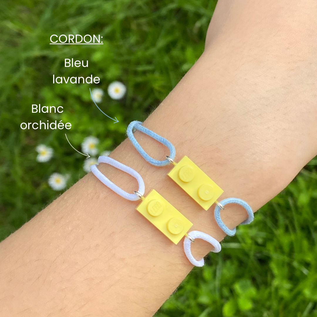 Bracelet avec cordon coton ajustable - Iconiques