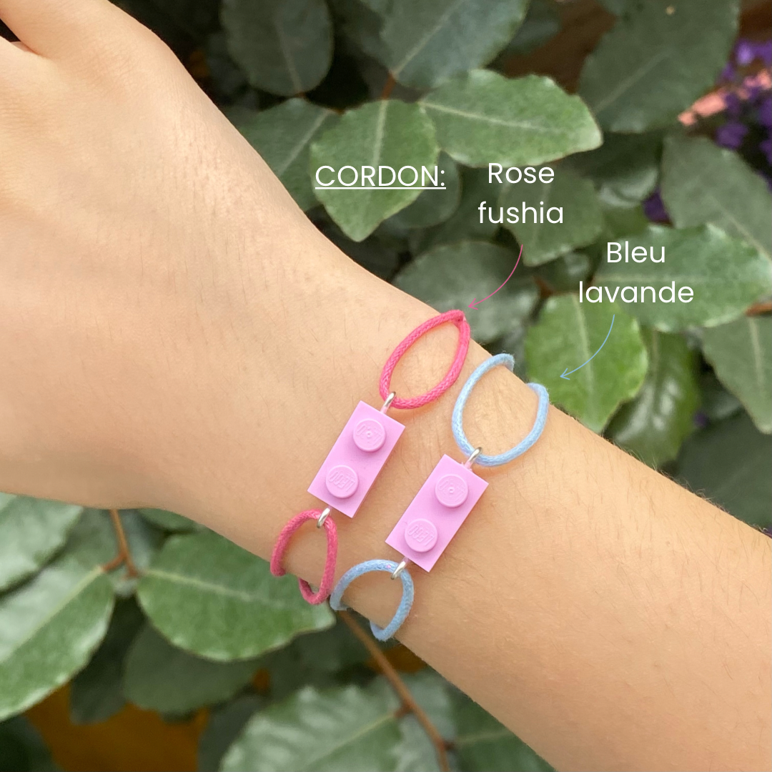 Bracelet avec cordon coton ajustable - Iconiques