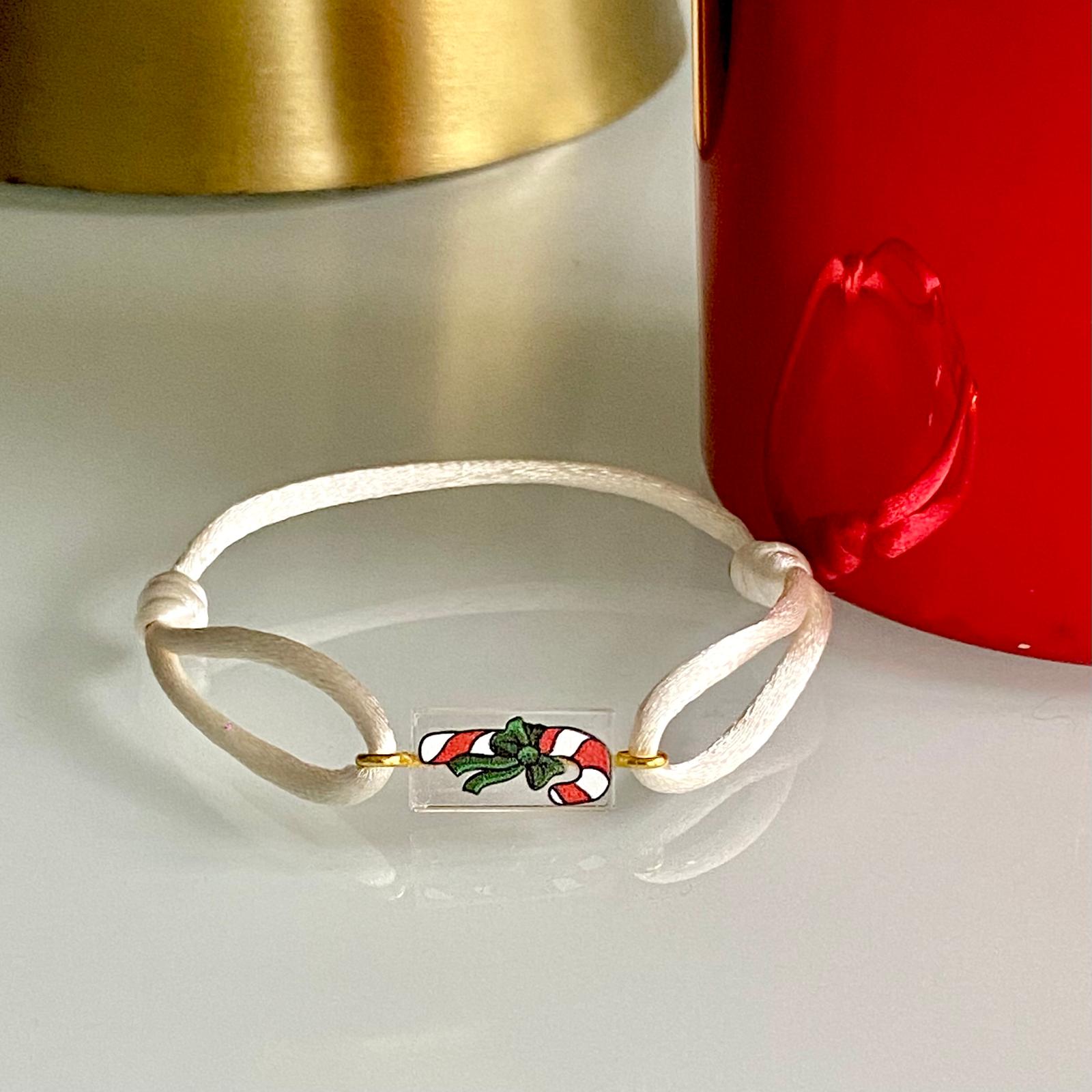 Bracelet Noël Sucre d'orge