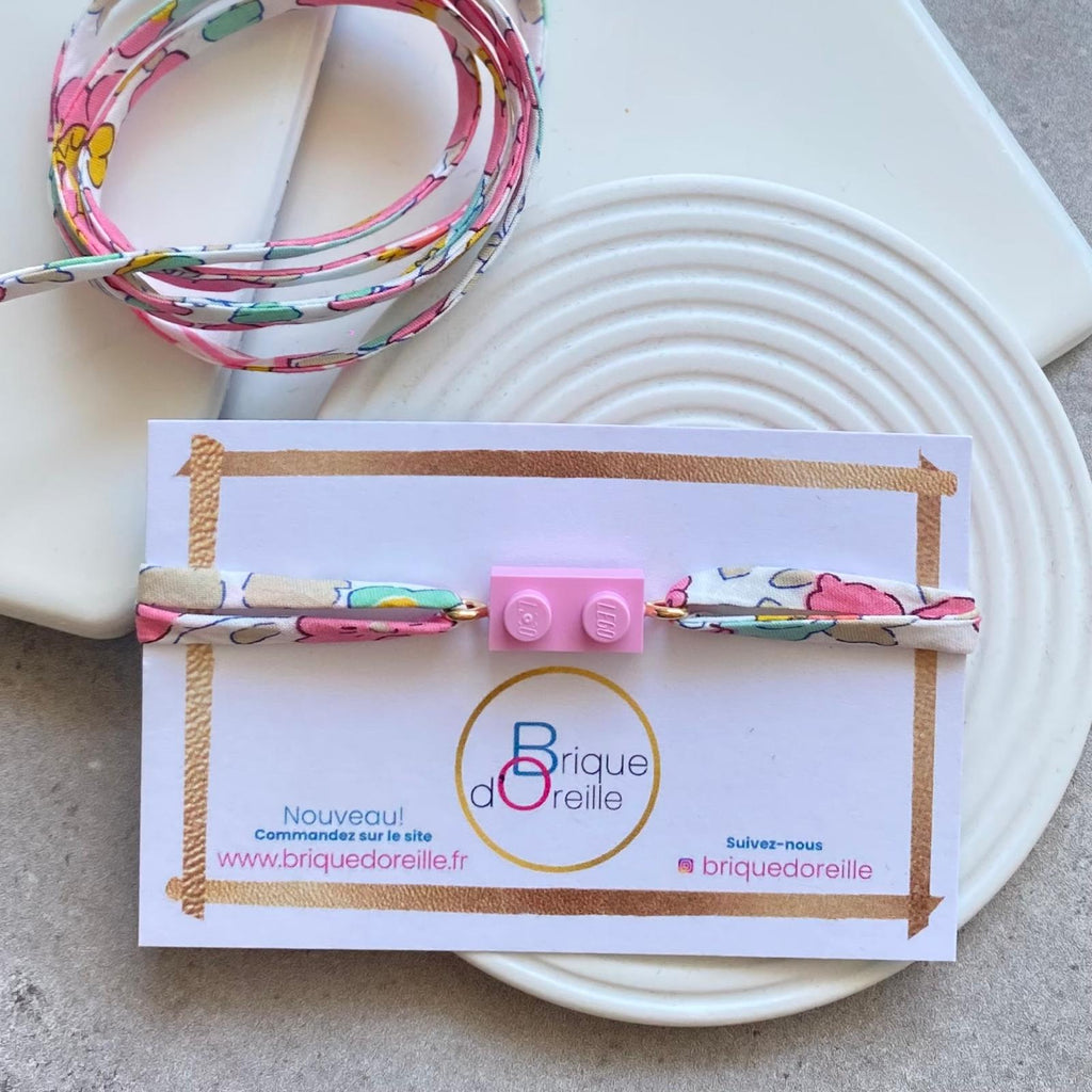 Bracelet Liberty et brique de Lego® - imprimé Betsy