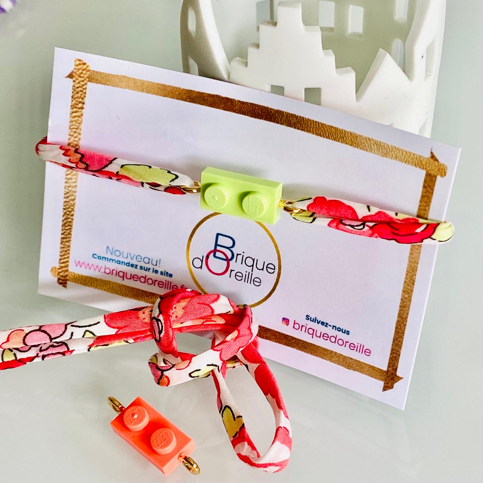 Bracelet Liberty et brique de Lego® - imprimé Betsy