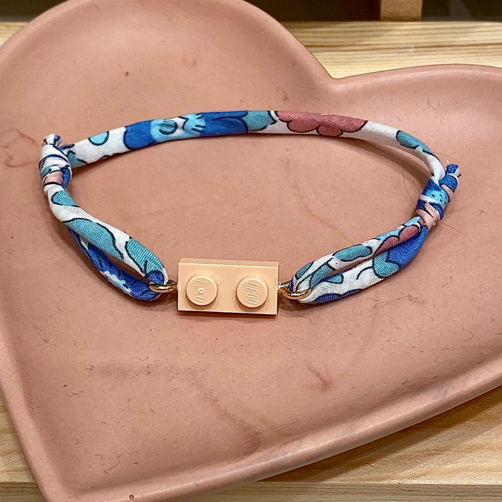 Bracelet Liberty et brique de Lego® - imprimé Betsy