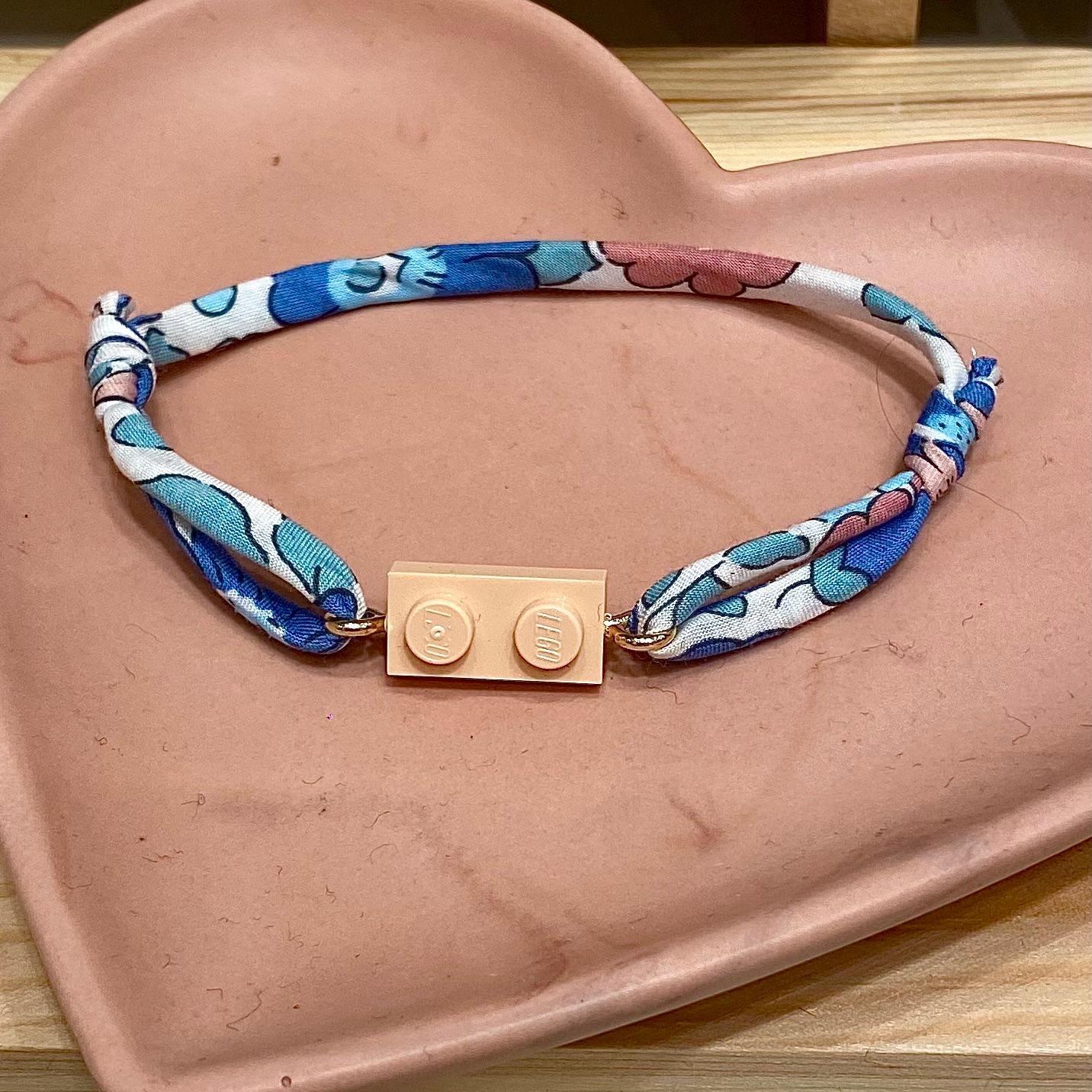 Bracelet Liberty et brique de Lego® - imprimé Betsy