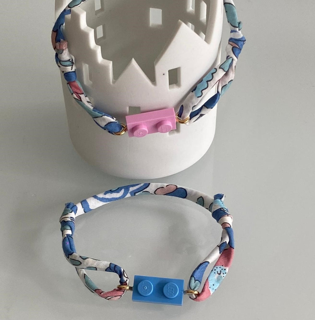 Bracelet Liberty et brique de Lego® - imprimé Betsy