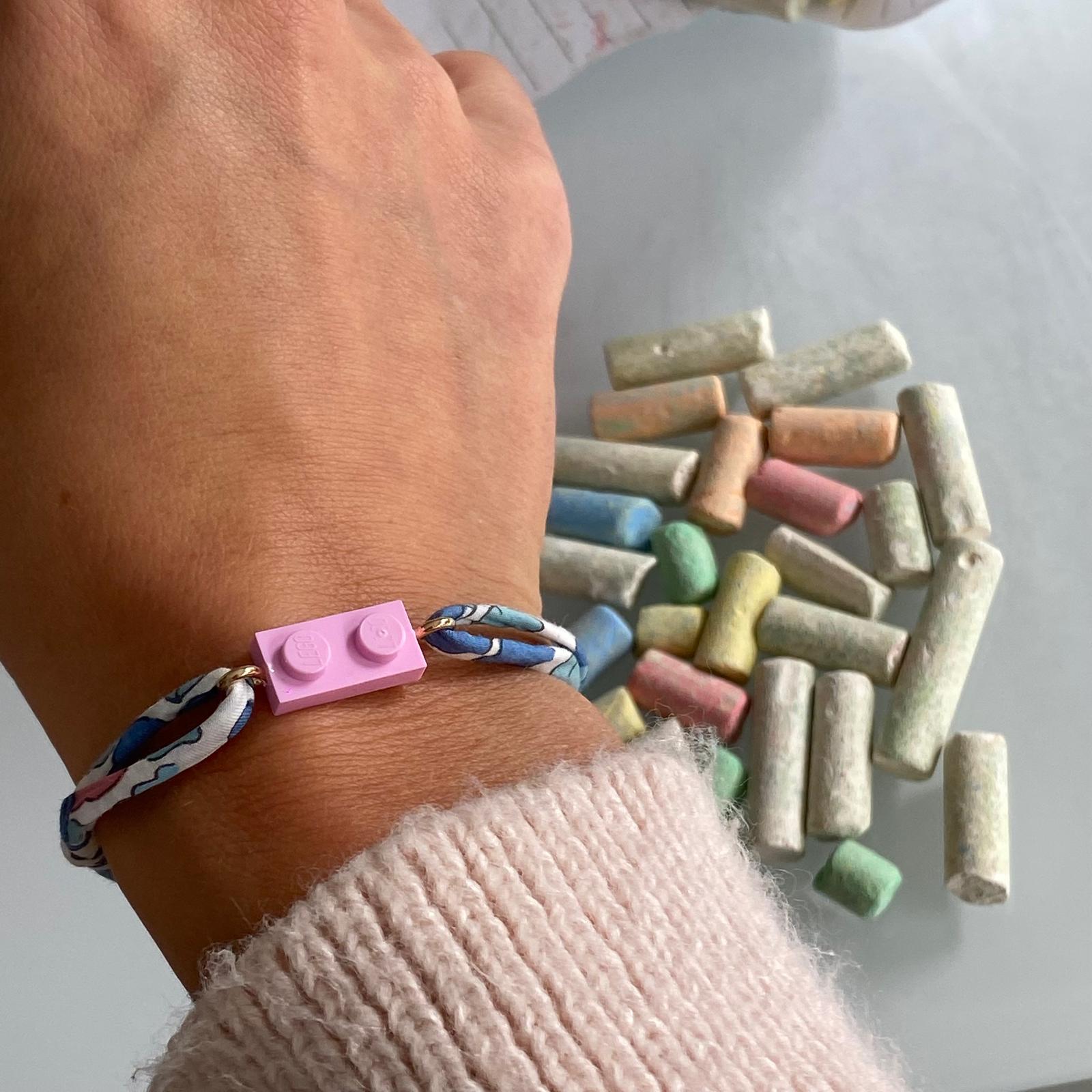 Bracelet Liberty et brique de Lego® - imprimé Betsy