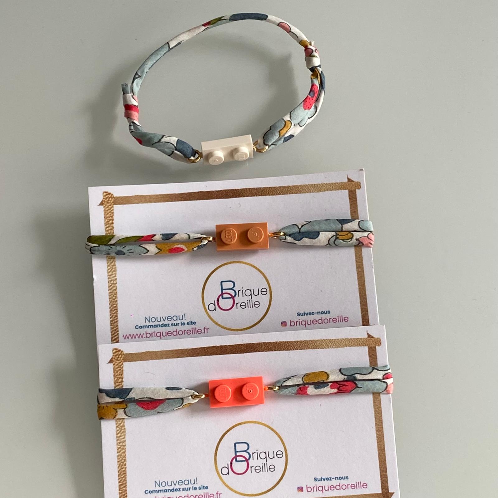 Bracelet Liberty et brique de Lego® - imprimé Betsy