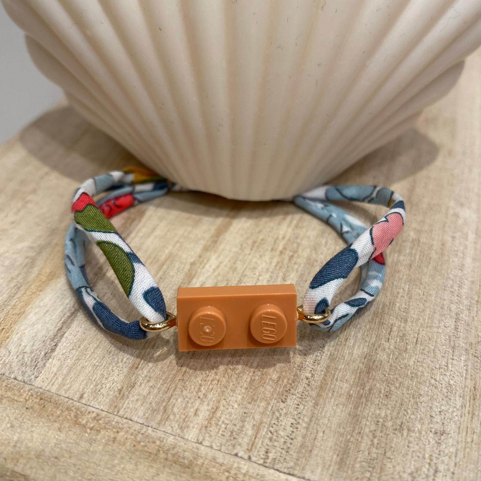 Bracelet Liberty et brique de Lego® - imprimé Betsy