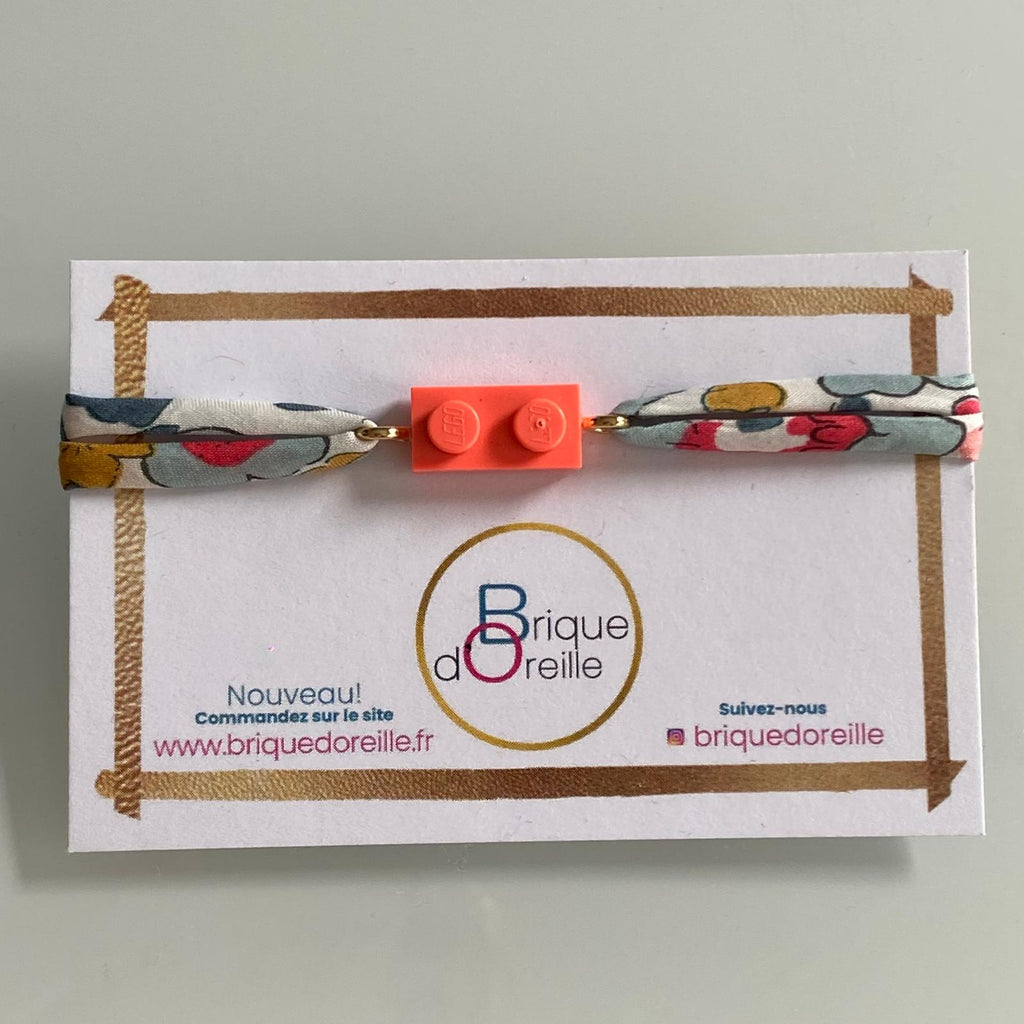 Bracelet Liberty et brique de Lego® - imprimé Betsy