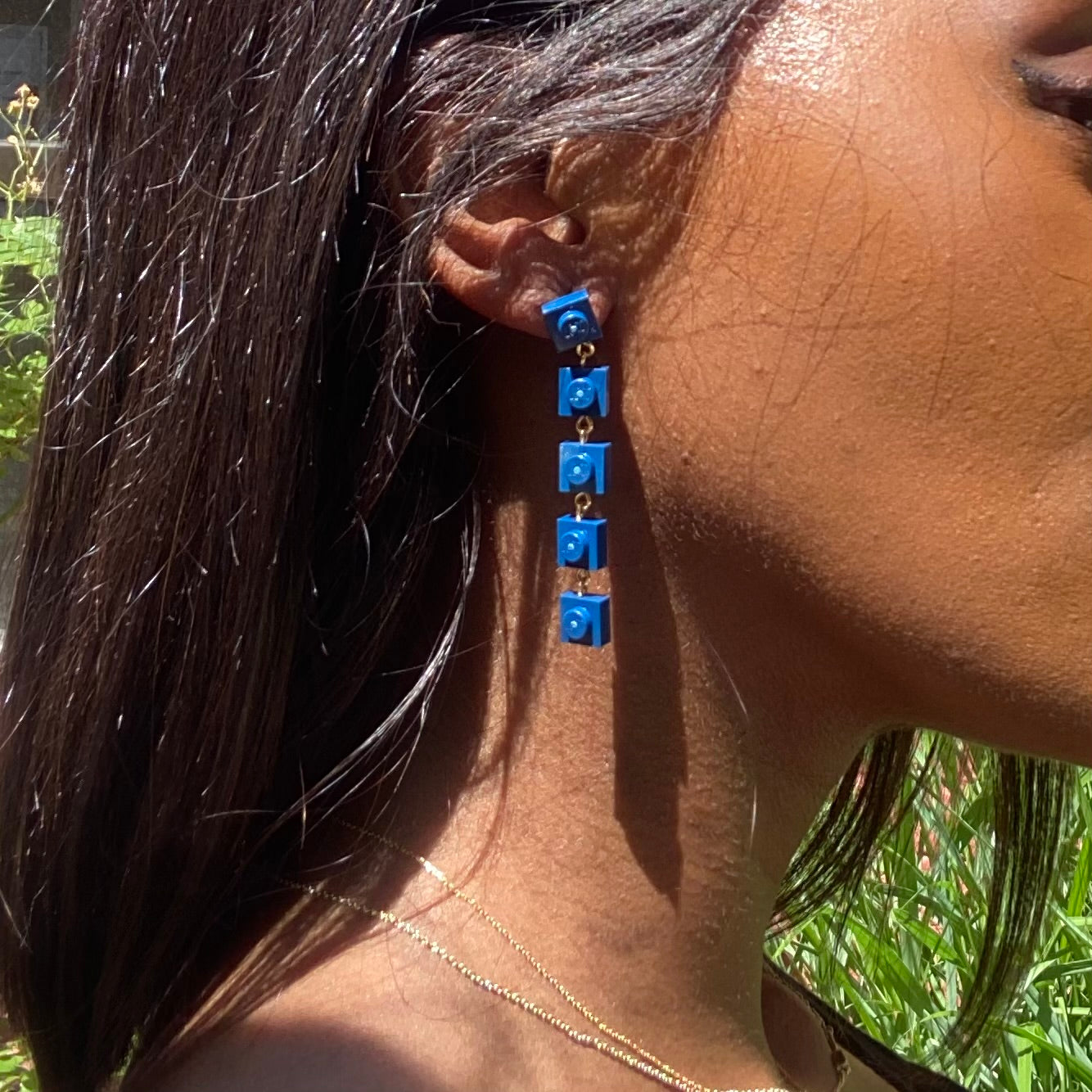 Gold Dangle Earrings - Les Somptueuses