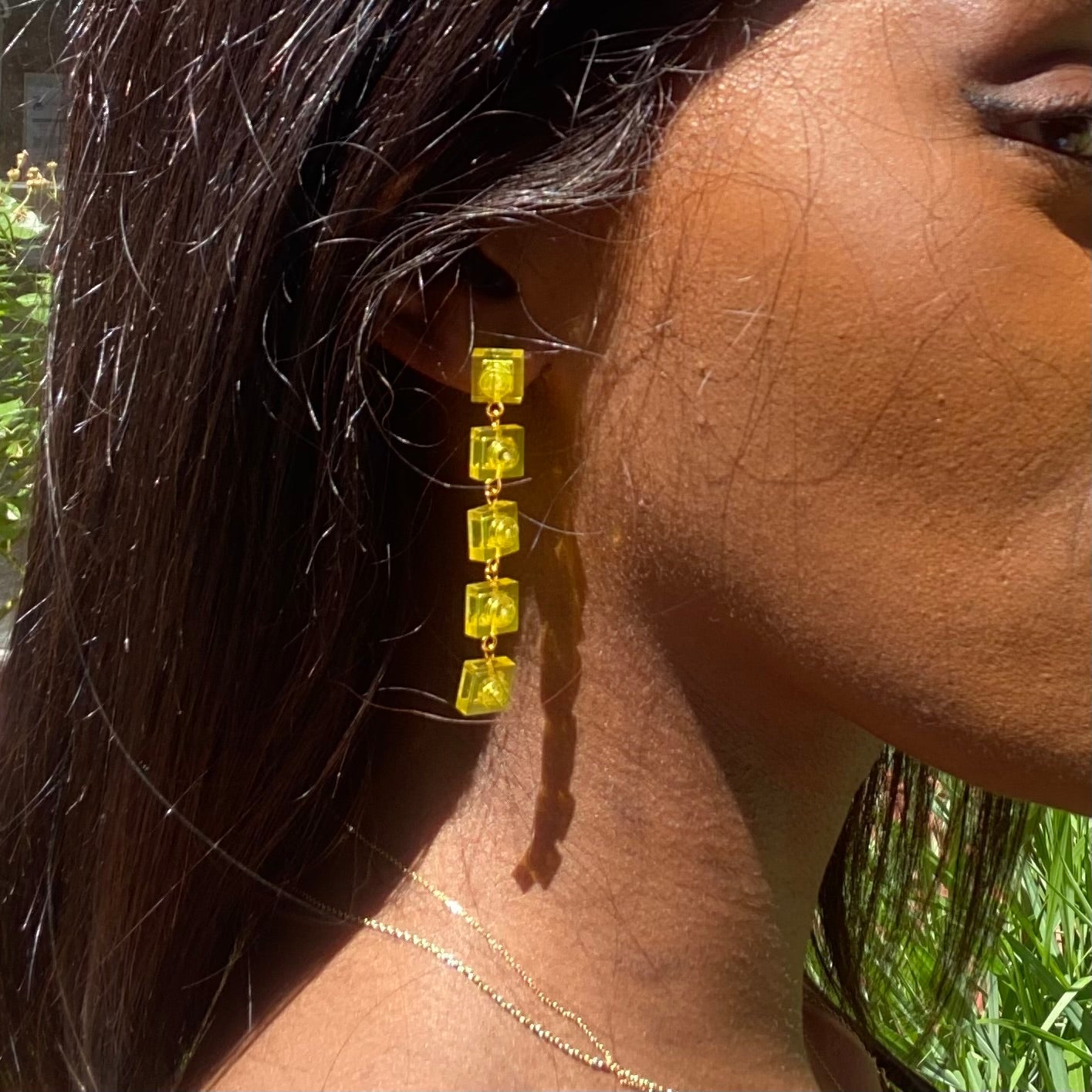 Gold Dangle Earrings - Les Somptueuses