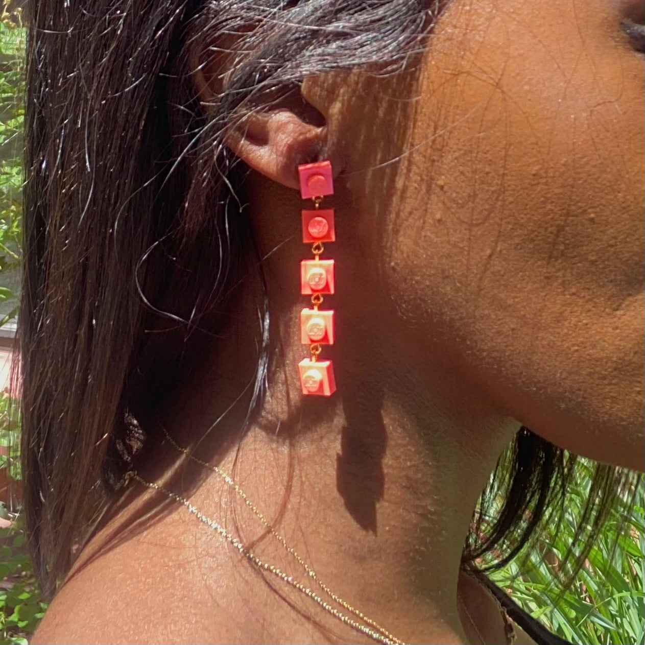 Gold Dangle Earrings - Les Somptueuses