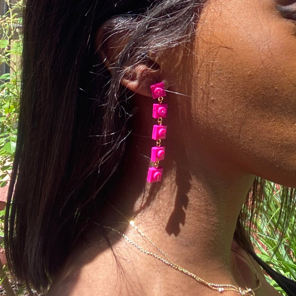 Gold Dangle Earrings - Les Somptueuses
