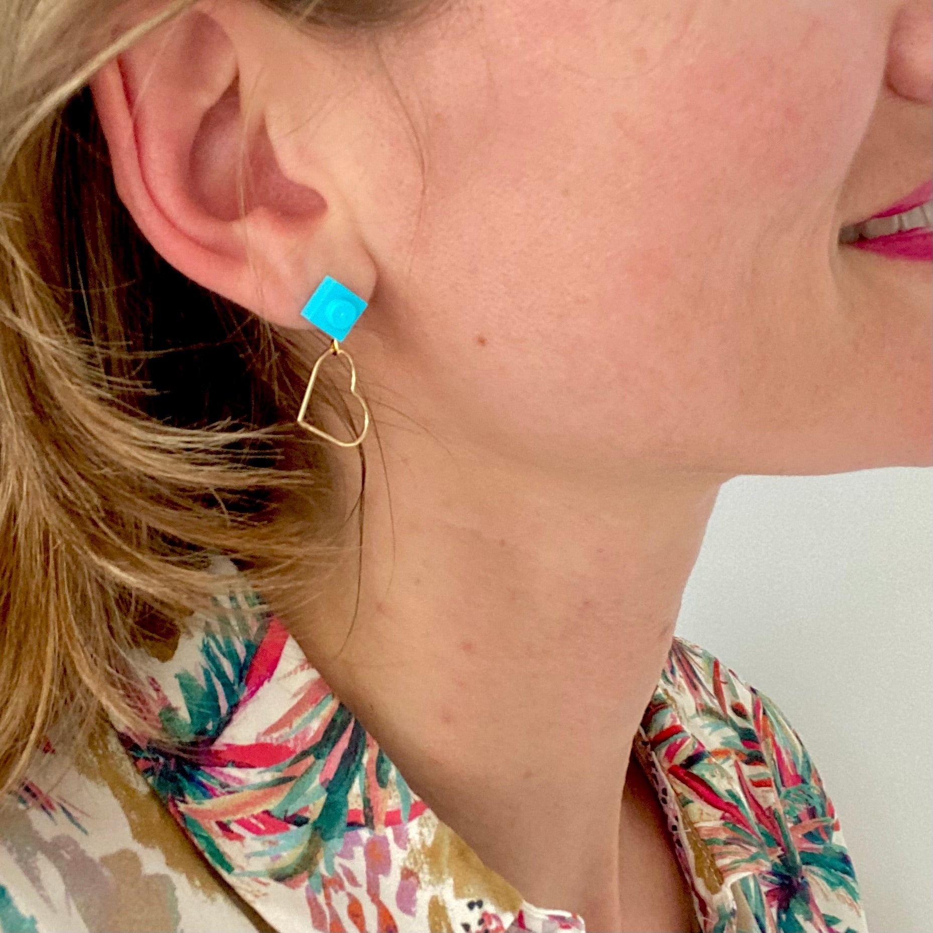 Boucles d'oreilles coeur - Les Amoureuses