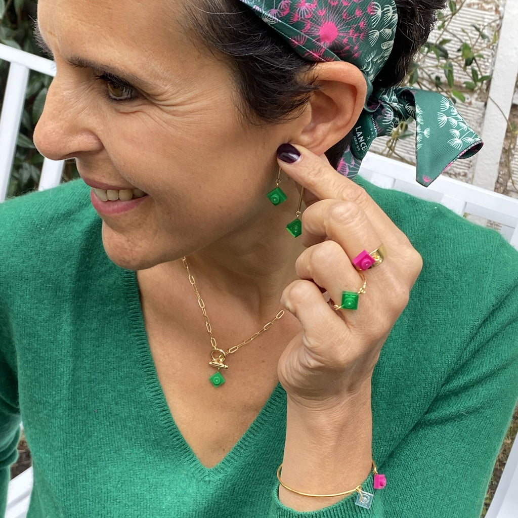 Bague dorée large ajustable - Les Rockeuses