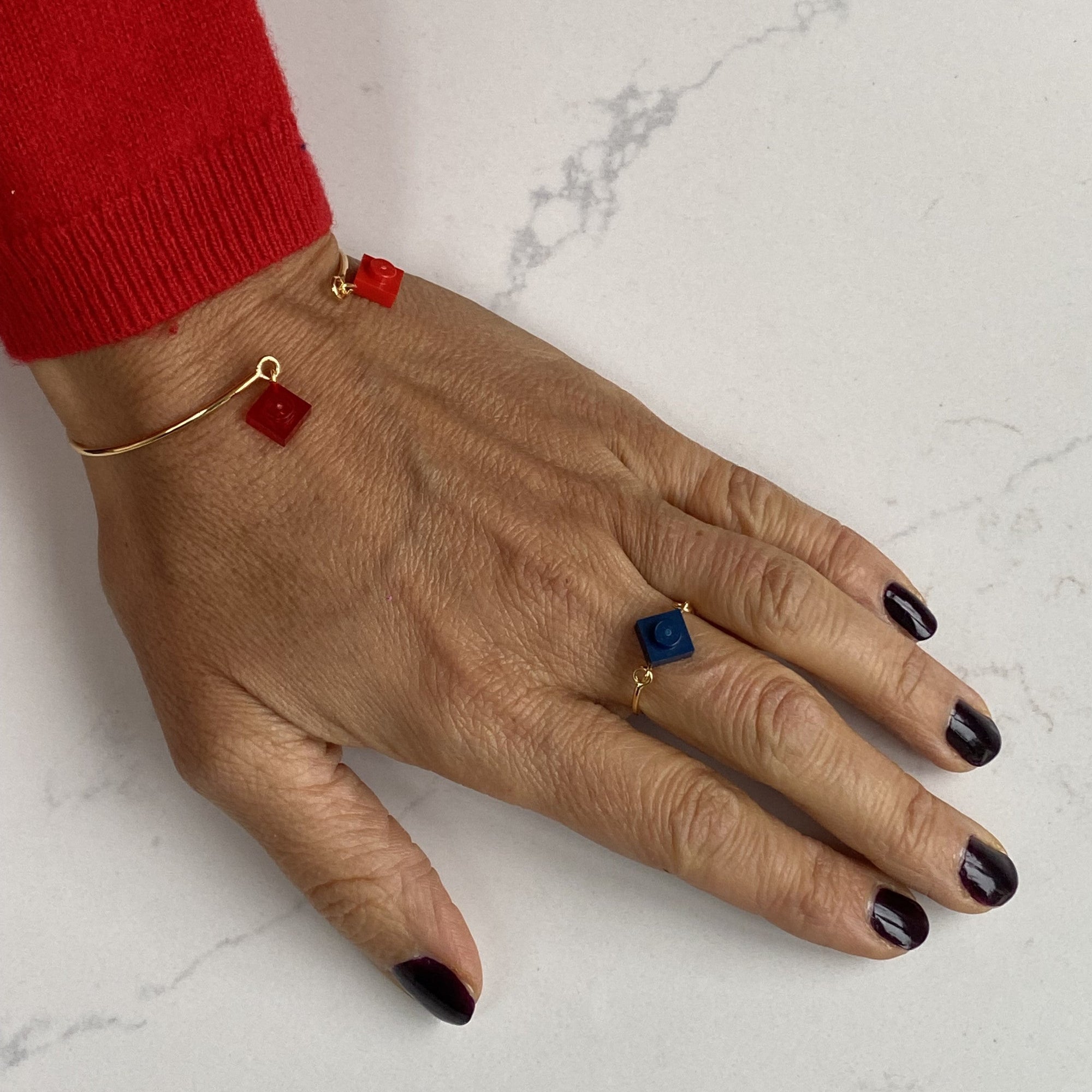 Bague dorée fine - Les Joueuses