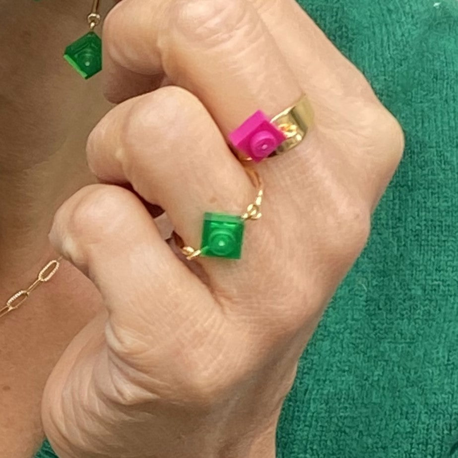 Bague dorée fine - Les Joueuses
