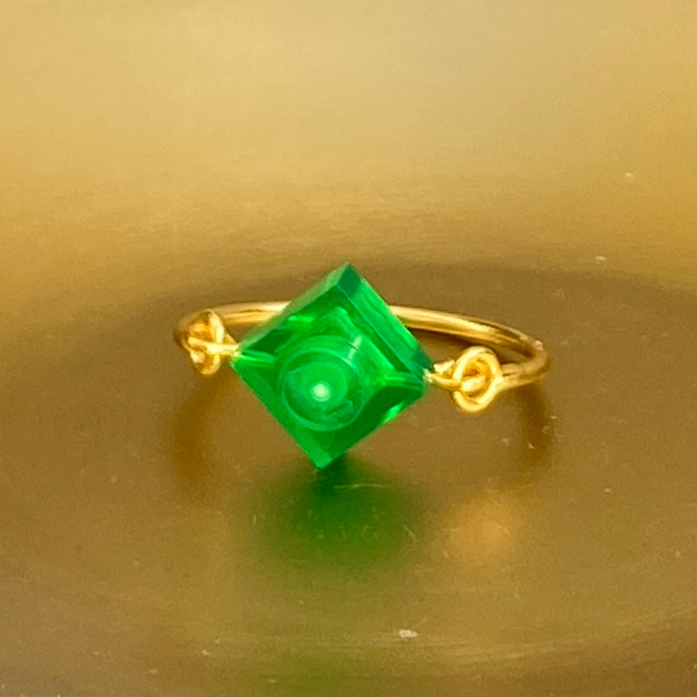 Bague dorée fine - Les Joueuses