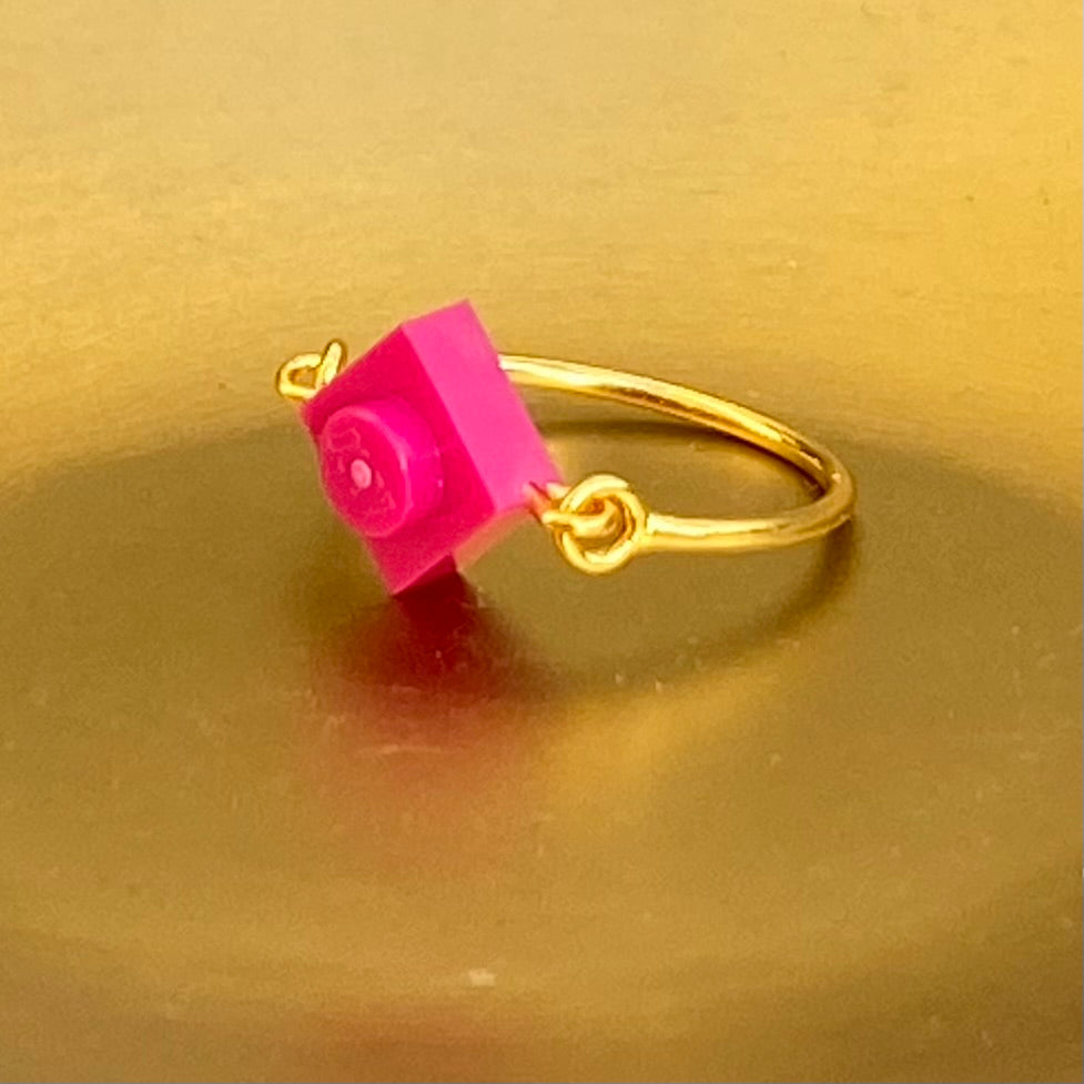 Bague dorée fine - Les Joueuses