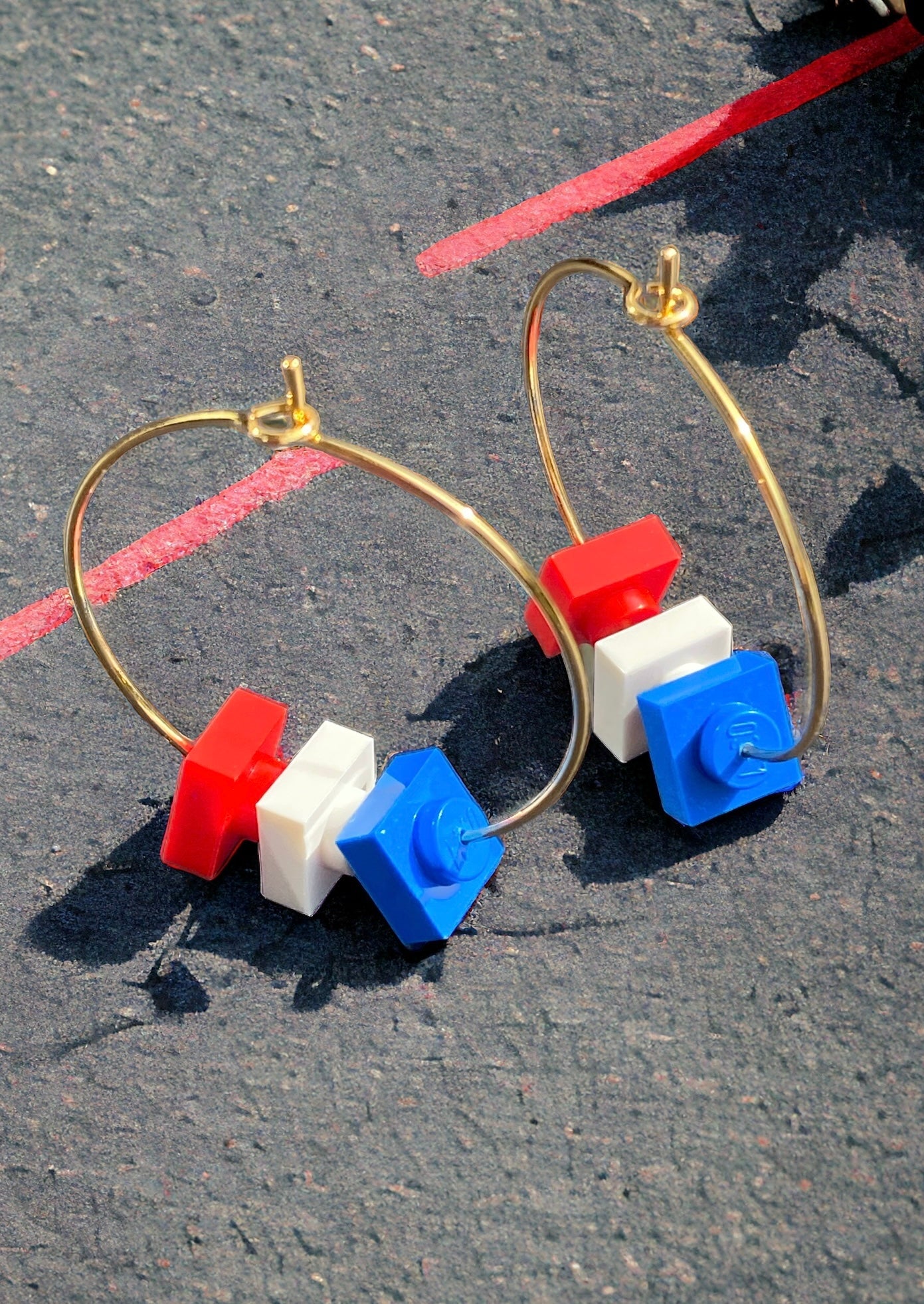 Boucles d'oreilles Supporter - France