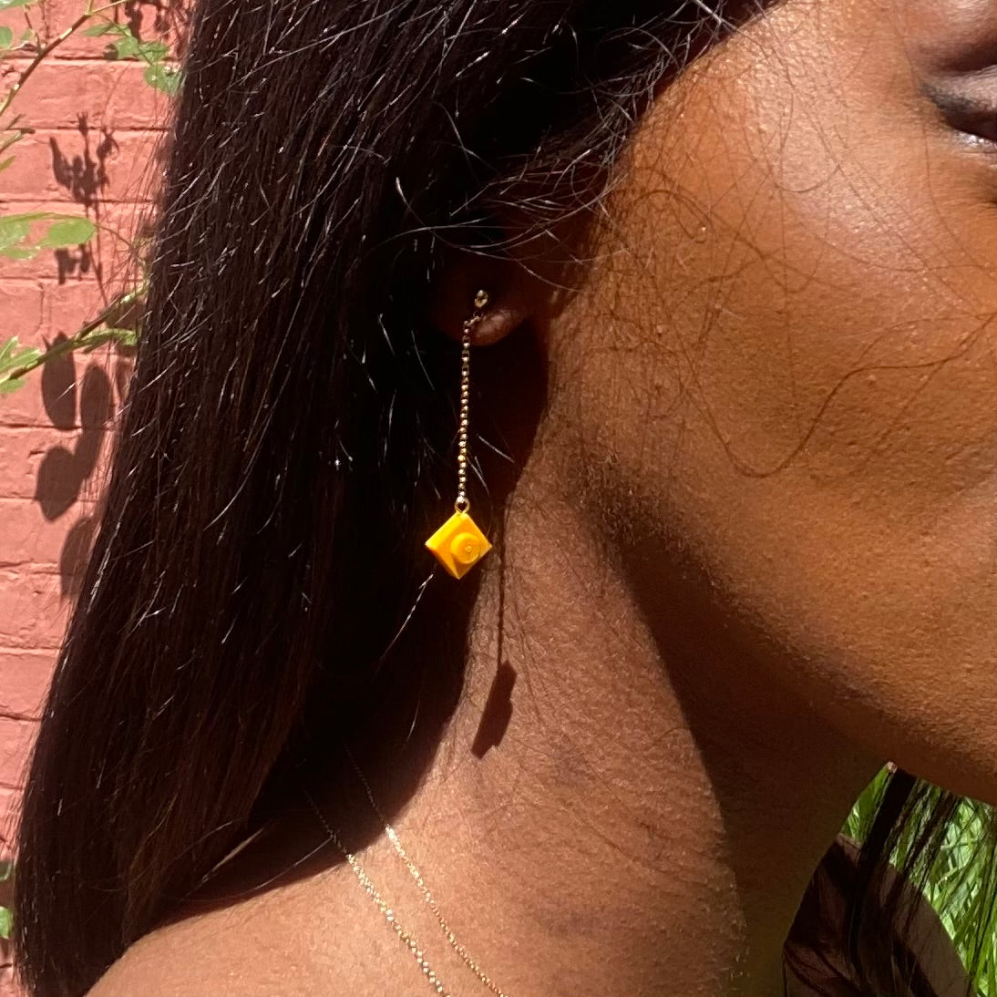 Boucles d'oreilles dorées longues - Les Hypnotiseuses