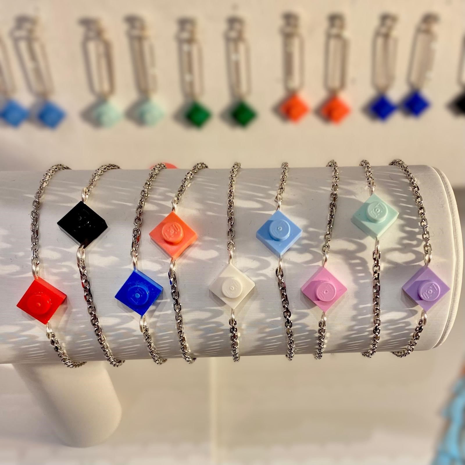 Bracelet avec chaîne argentée - Les Hypnotiseuses