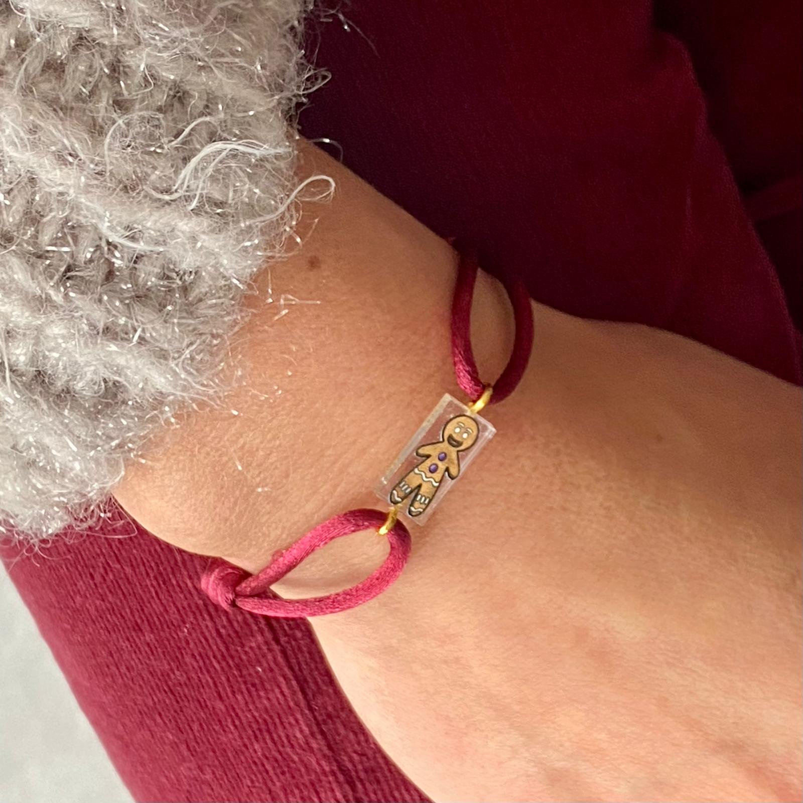 Bracelet Noël Bonhomme au pain d'épice