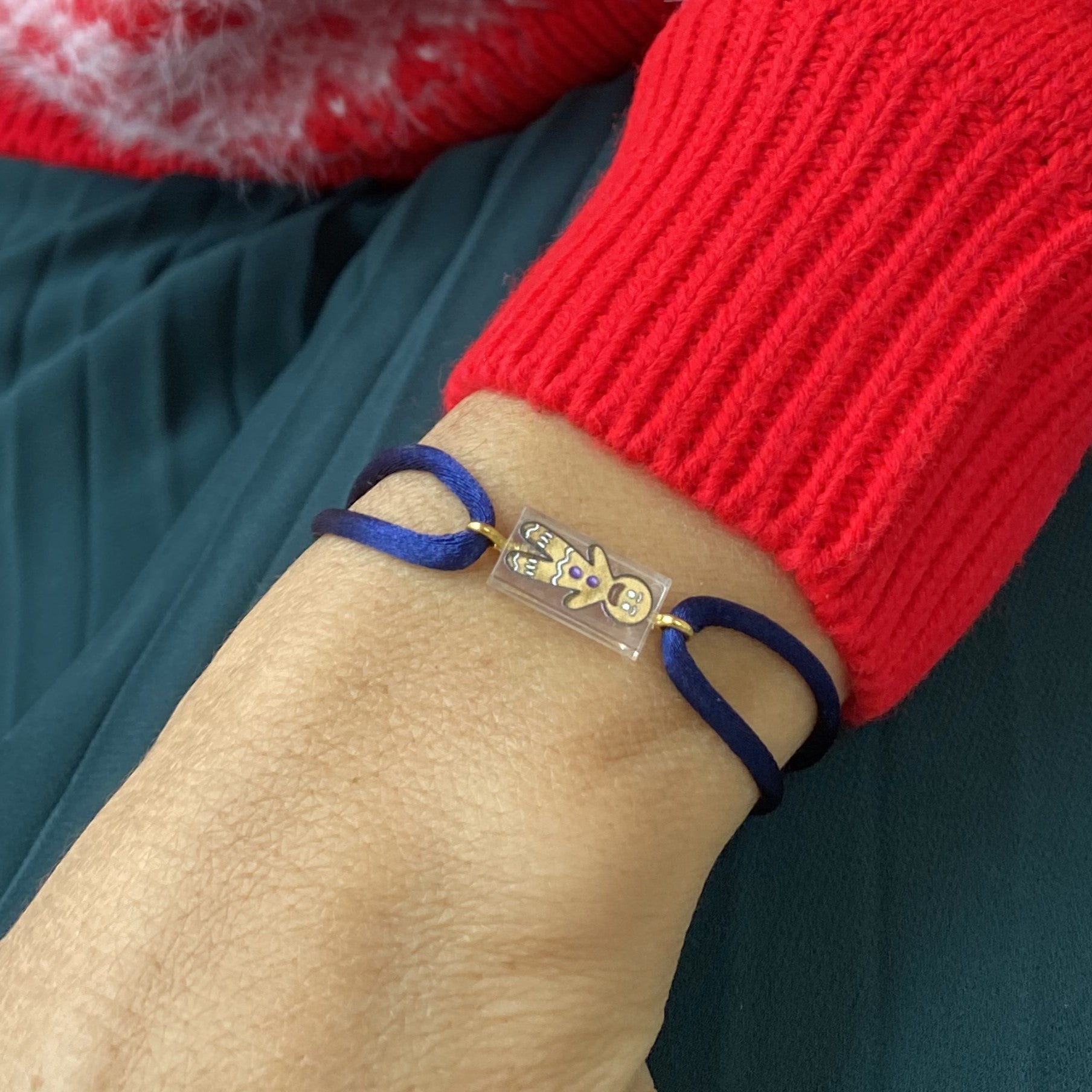 Bracelet Noël Bonhomme au pain d'épice