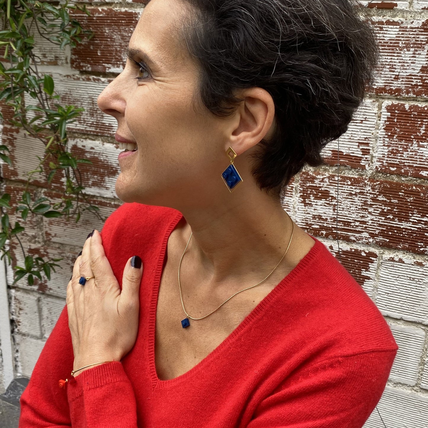 Collier maille serpentine - Les Flâneuses
