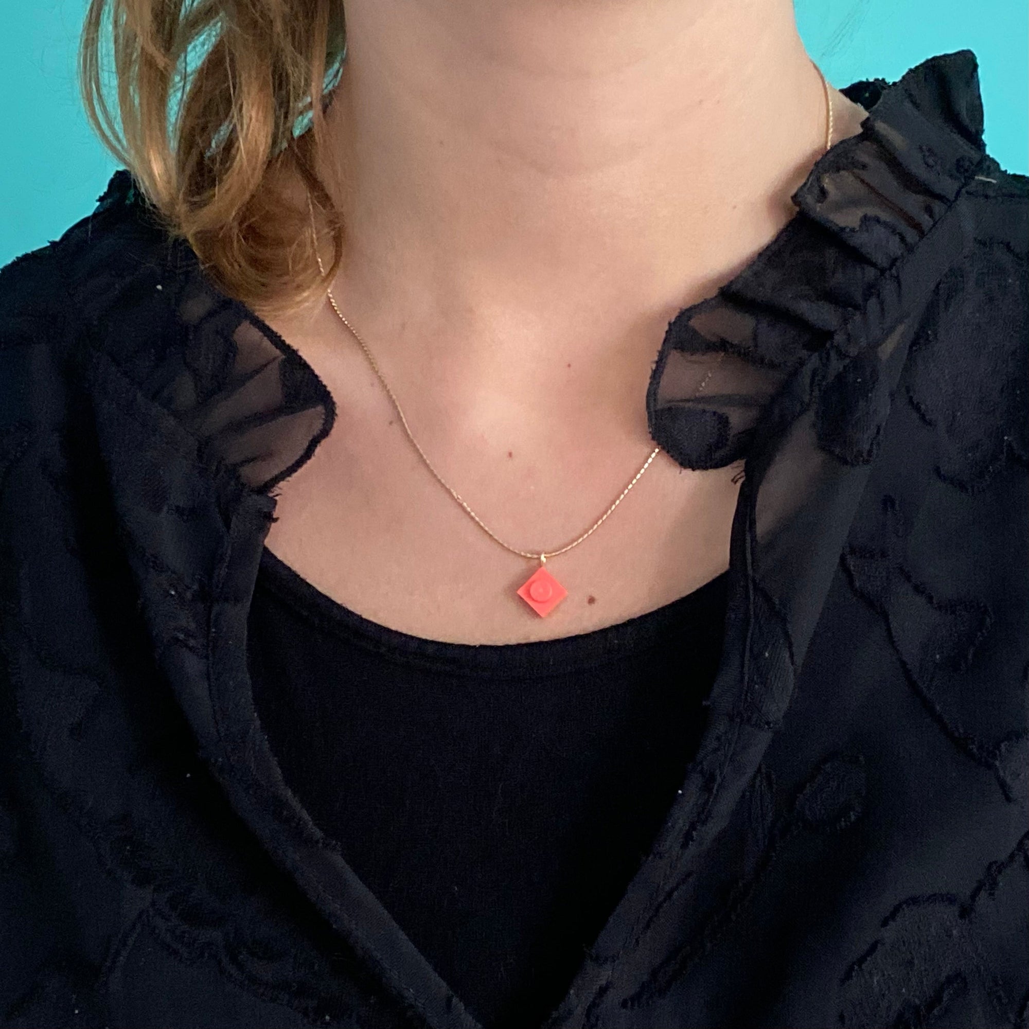 Collier maille serpentine - Les Flâneuses