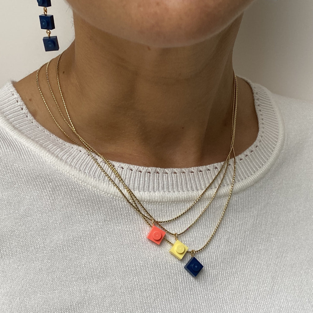 Collier maille serpentine - Les Flâneuses