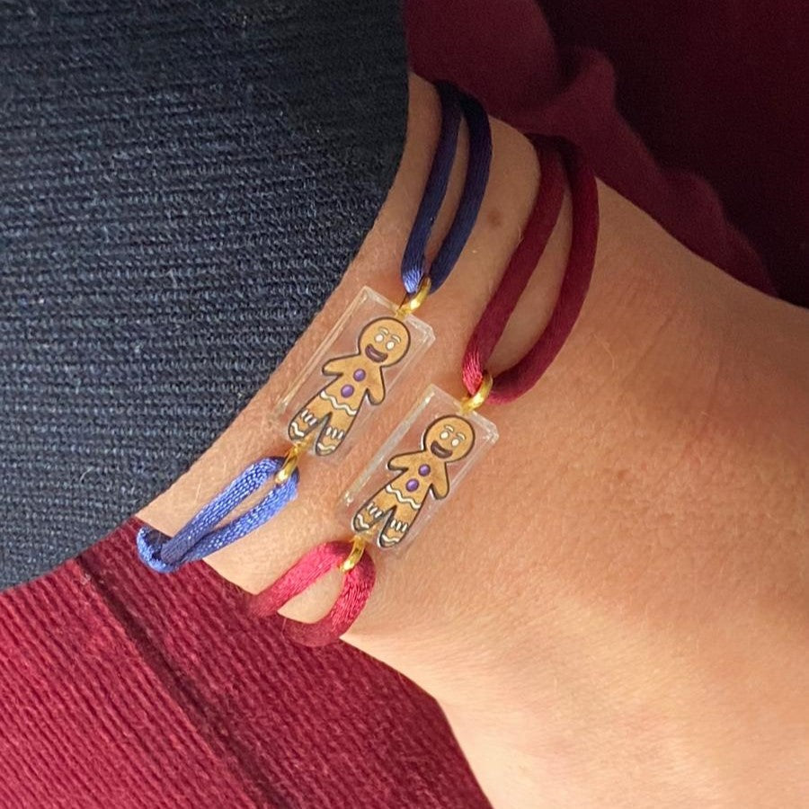 Bracelet Noël Bonhomme au pain d'épice