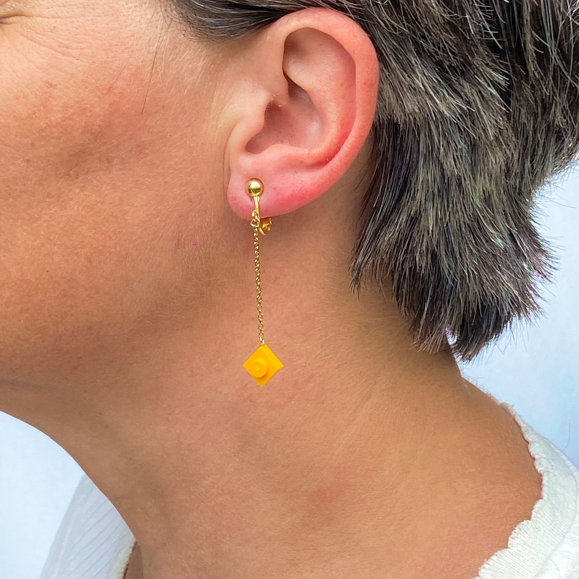 Boucles d'oreilles clips longues - Les Hypnotiseuses