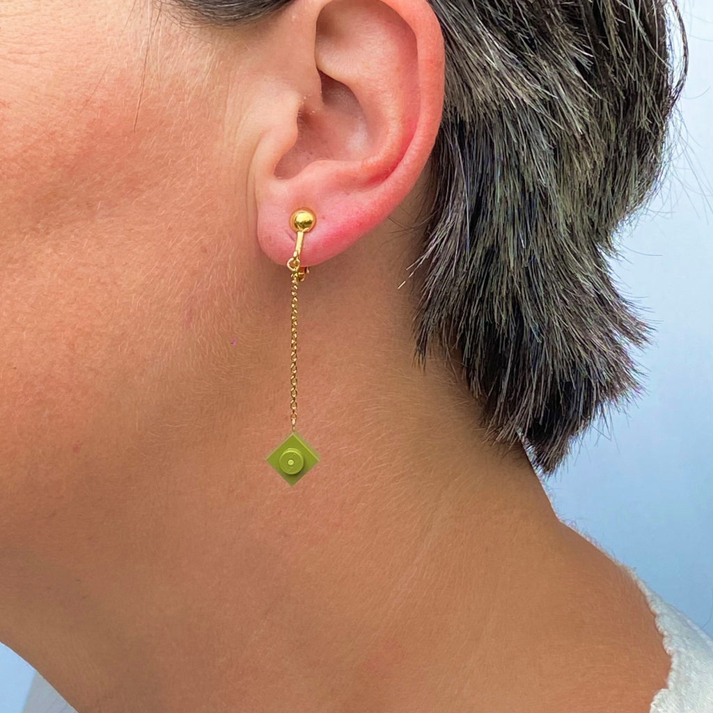 Boucles d'oreilles clips longues - Les Hypnotiseuses